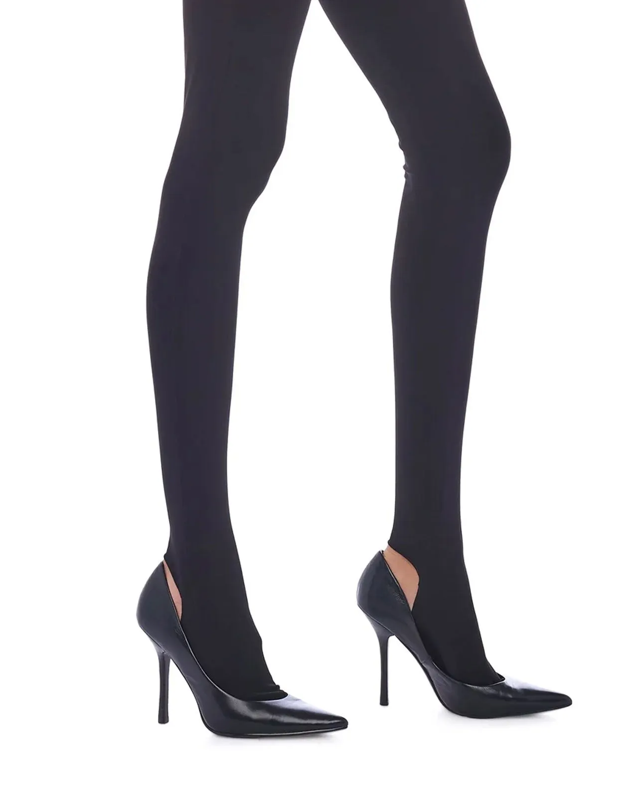 Tuta jumpsuit Sleveless Catsuit Footie nera